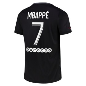 Koszulka Paris Saint-Germain PSG Kylian Mbappé 7 Trzeci Stroje Piłkarskie 2021/22 Krótki Rękaw
